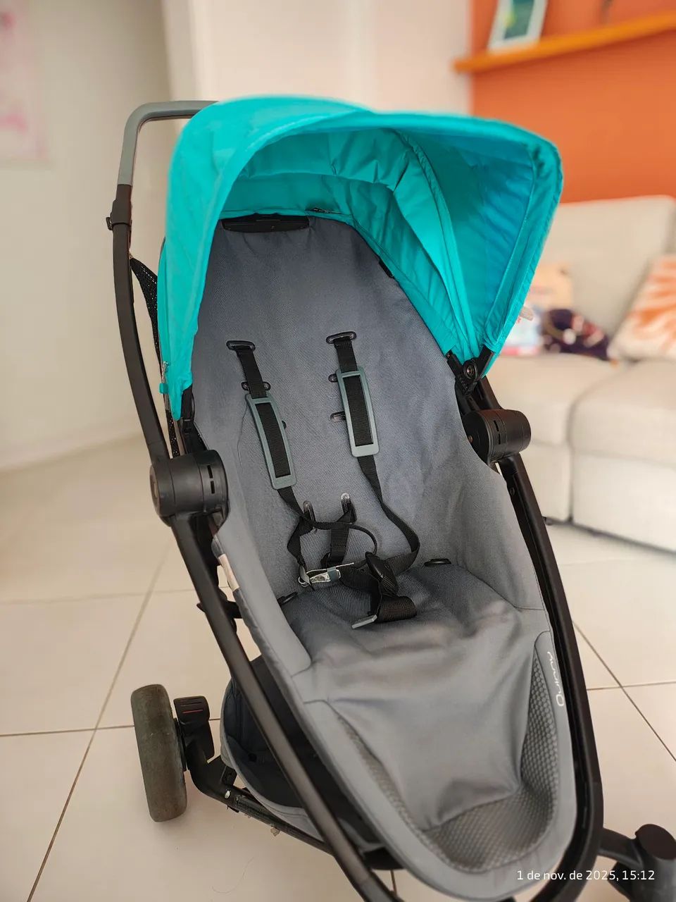 Carrinho Bebê Quinny Zapp Flex Plus + Kit Completo - Perfeito Estado! - Foto 5