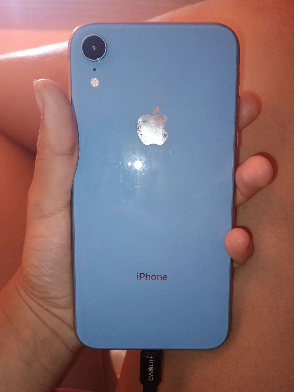 Vendo iPhone XR 128 gigas bateria 76% - Foto 3