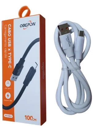 Cabo Carregador Usb Para Tipo C Reforçado Até 120w Turbo