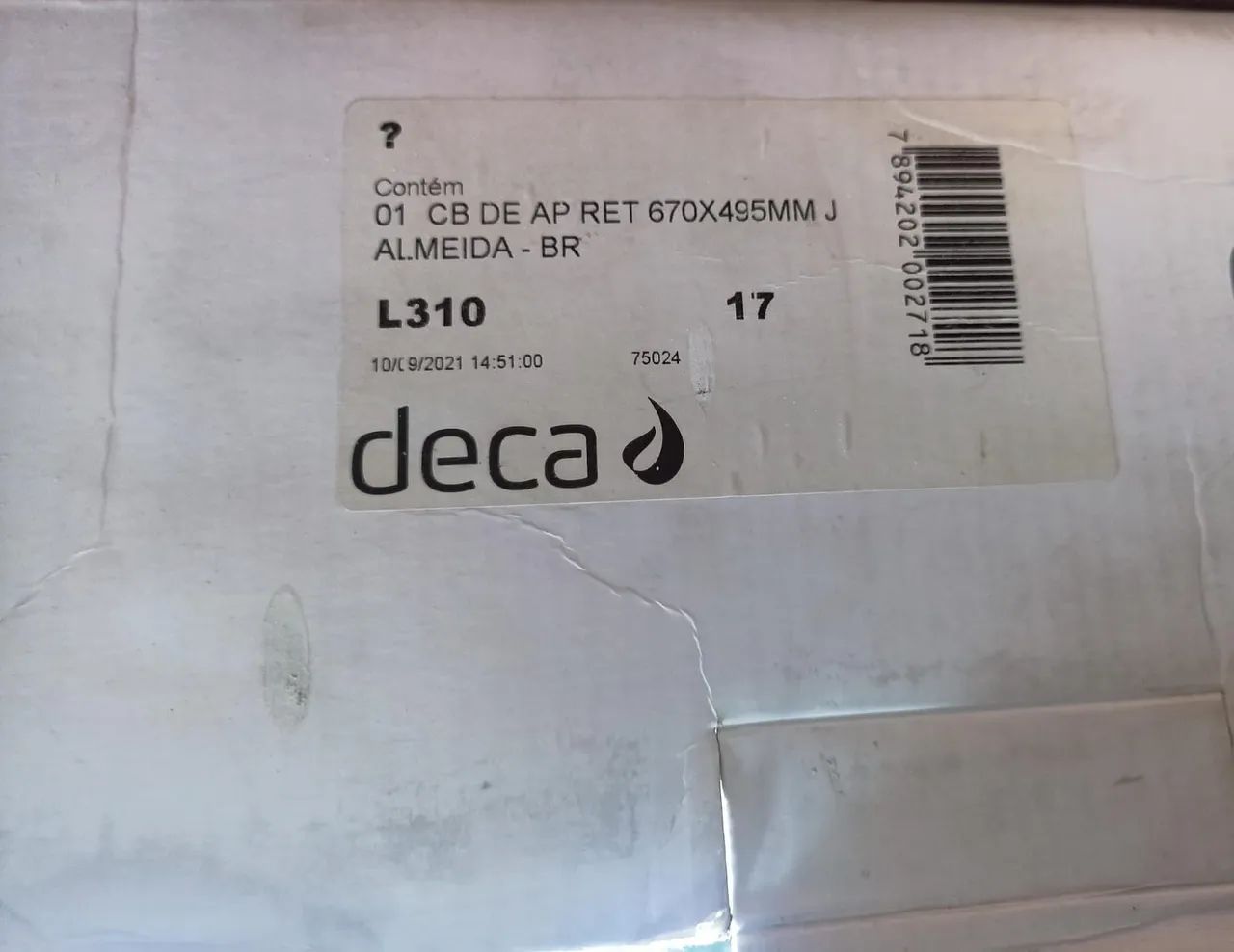 Cuba de Apoio Deca modelo:  L310. 17  Jader Almeida  - Foto 5