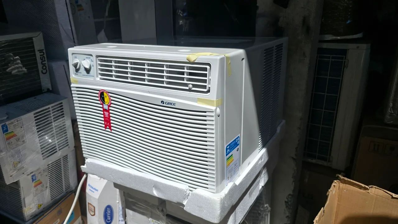 ar condicionado gree 18 mil btus janela novo