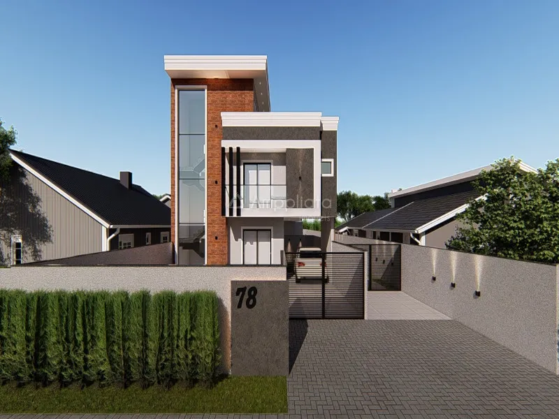 Sobrado à Venda com 3 Quartos e 2 banheiros com terraço no Xaxim