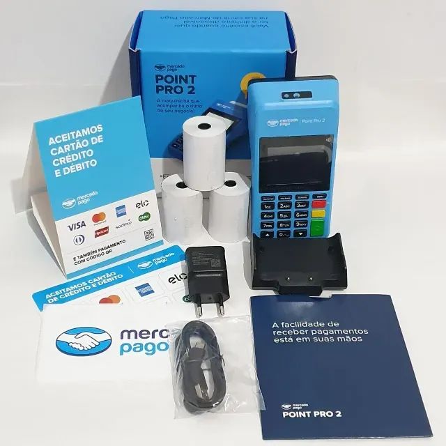 Máquina de Cartão Mecado Pago Point Pro 2 - Foto 3
