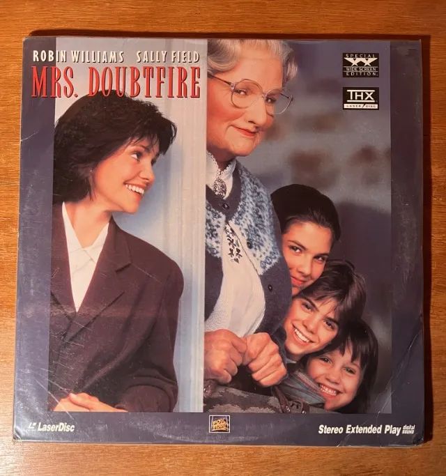 Laserdisc Uma Babá Quase Perfeita (Ms. Doubtfire) - AINDA NO PLÁSTICO - Versão Estendida