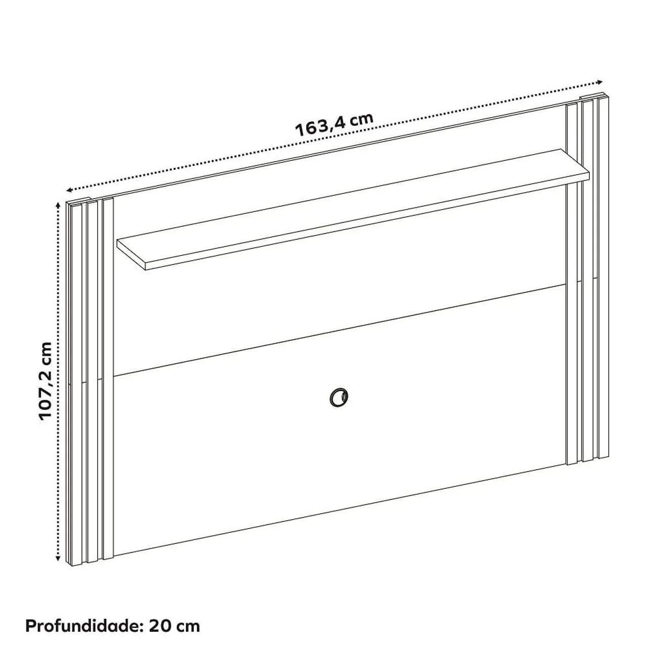 Rack + painel Ideal TV até 50 polegadas  - Foto 6
