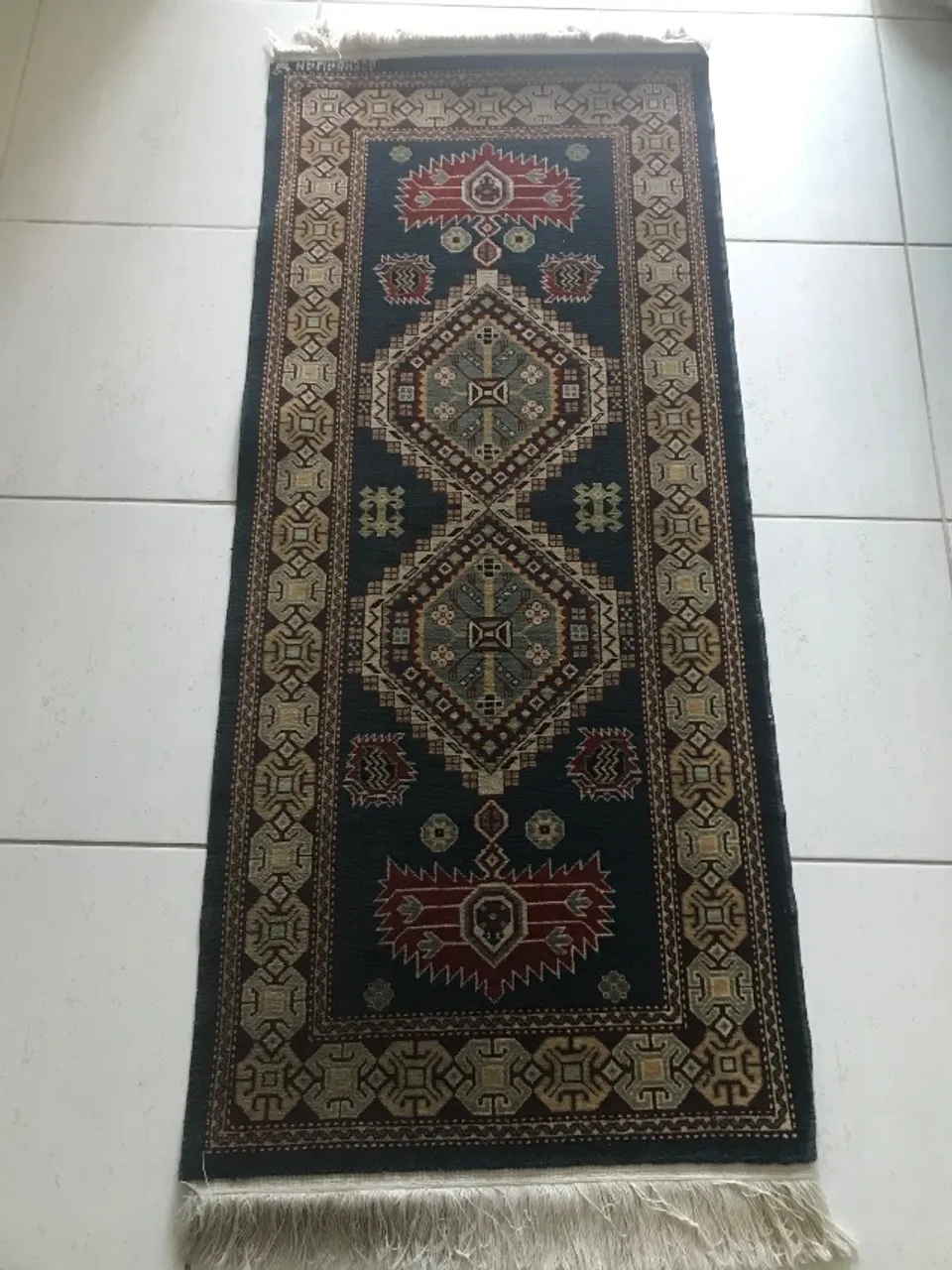 tapete passadeira artesanal shirvan azerbaijano