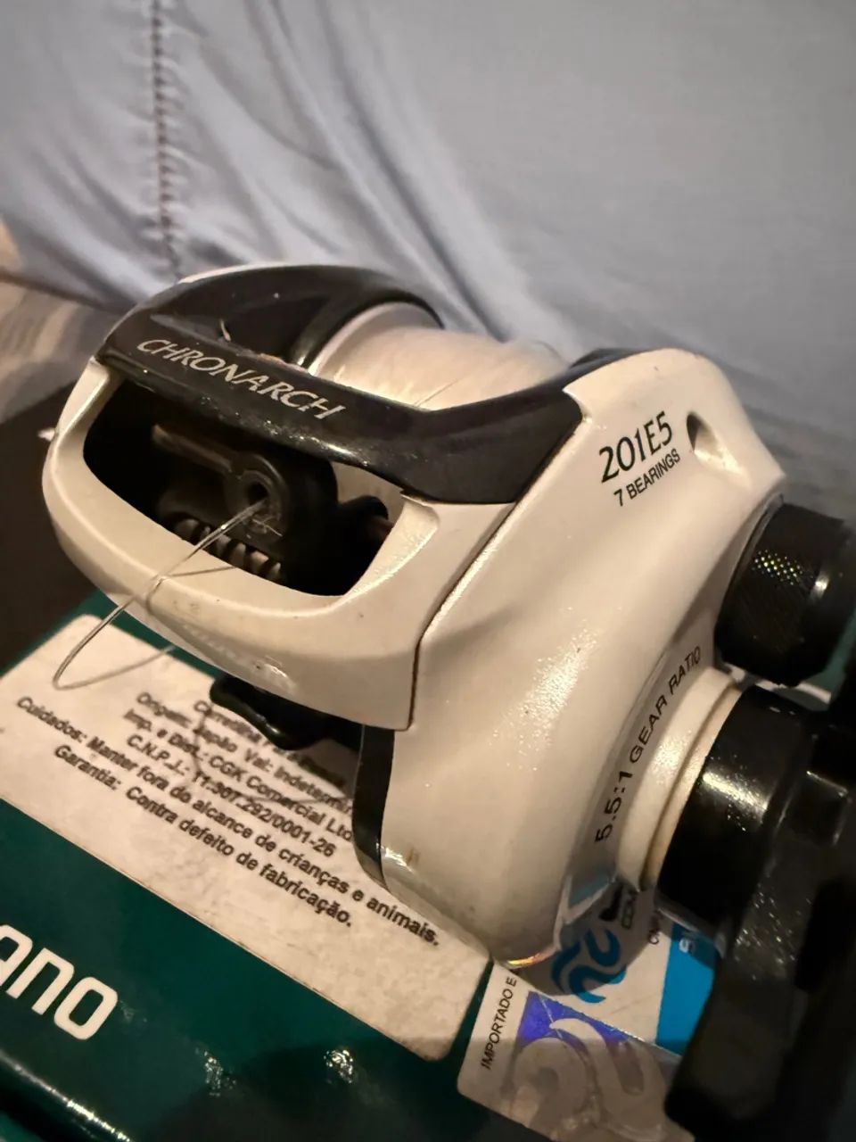 Carretilha shimano chronarch 201E5 - Foto 5