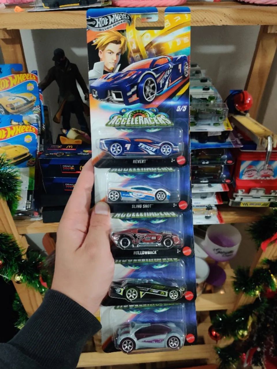 Hot Wheels Acceleracers série silver set completo - Foto 2