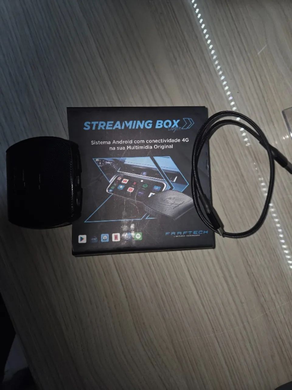VENDO APARELHO STREAMING BOX MARCA FAAFTECH NOVO - Foto 4