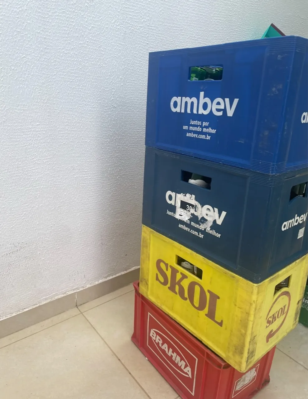 Engradado de cerveja