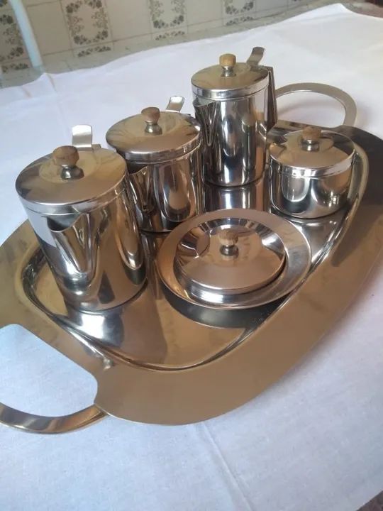 Conjunto Para Chá Cafe Wolff Inox