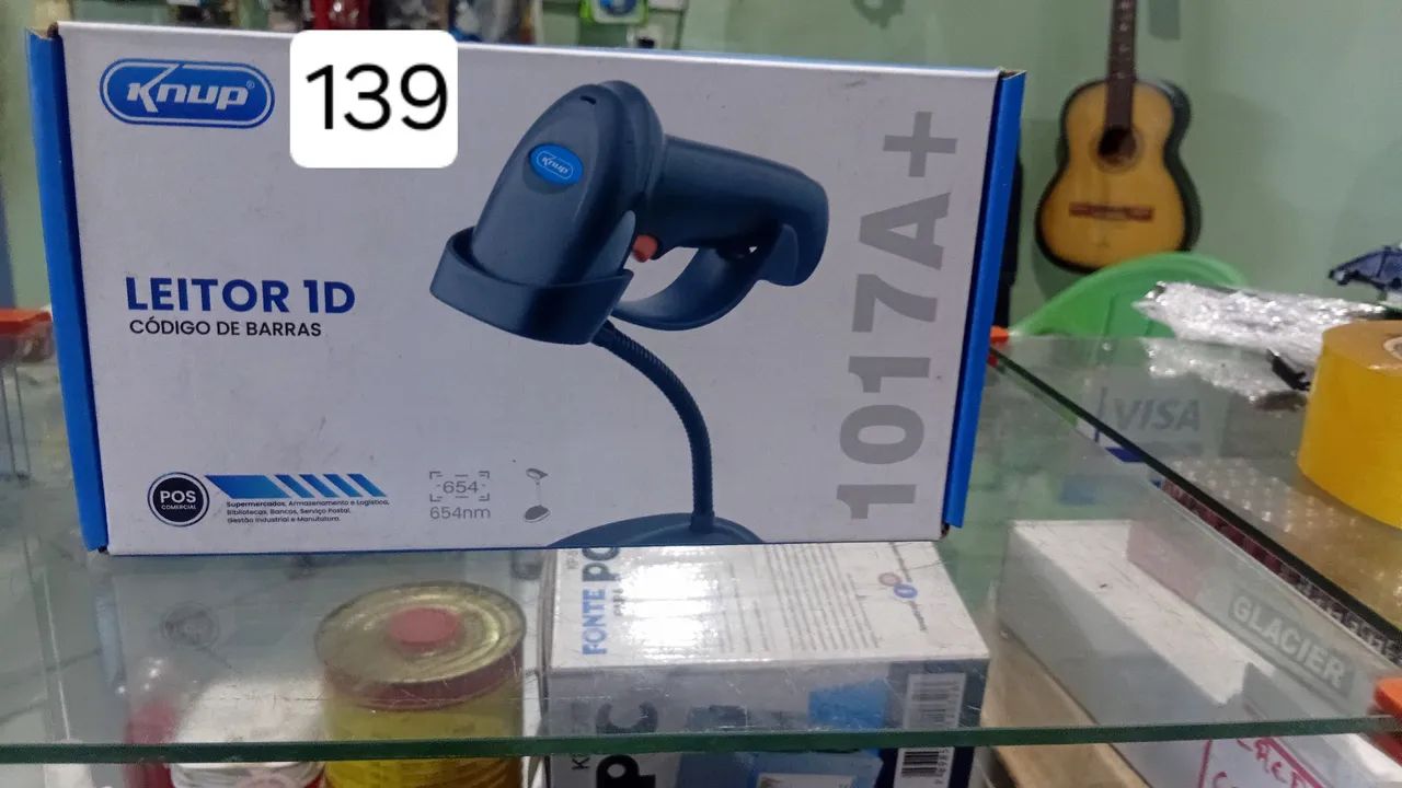 Leitor de Código de Barras Knup 1017A+