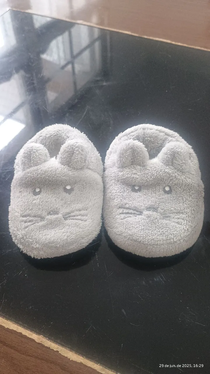 Pantufas atoalhada - Bebê n° 16