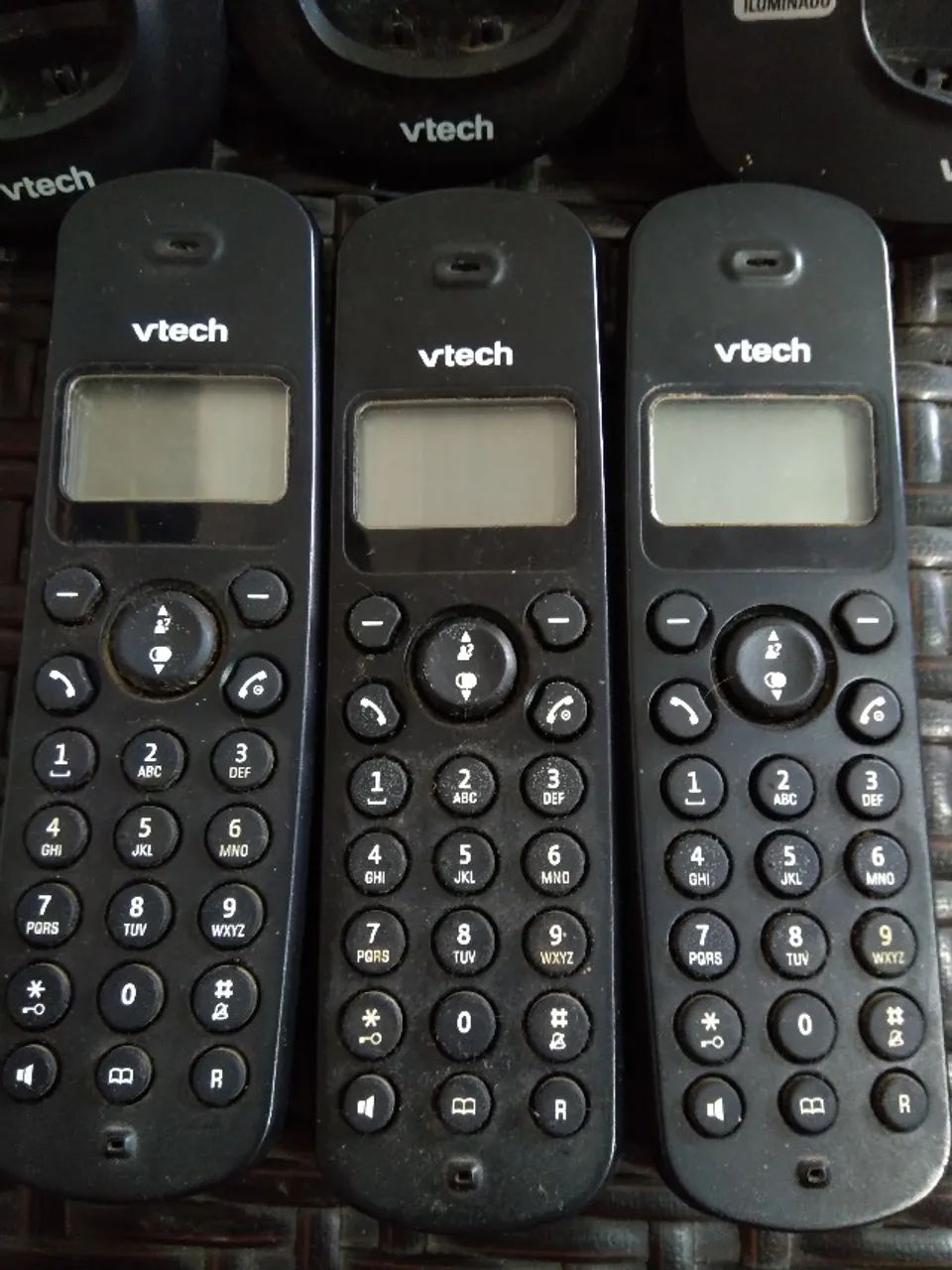 Lote 3 telefones sem fio + base VTech - Foto 4