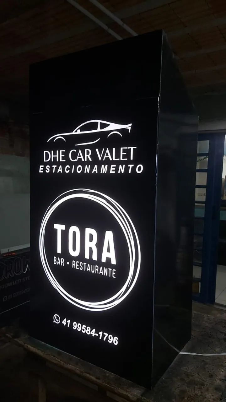 Placas - Comunicação Visual - Letreiros em 2D / 3D -  Totens Luminosos - Acm fachada - Com - Foto 3