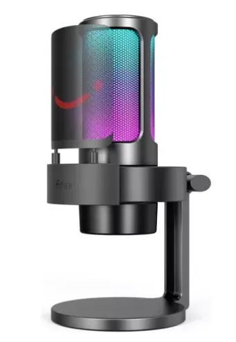 Microfone Fifine AmpliGame A8 Preto - Foto 2