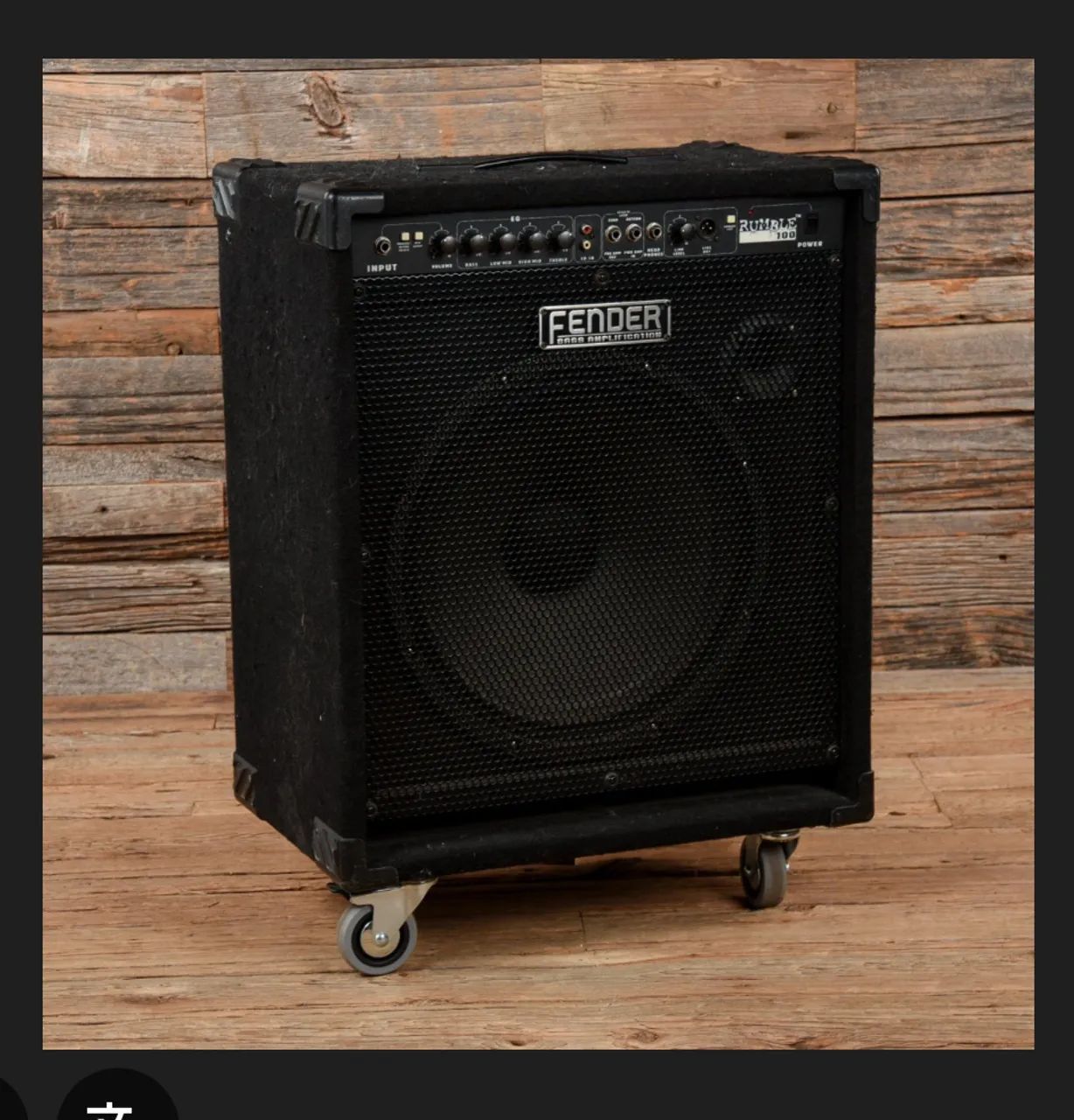 Cubo Contrabaixo Fender Rumble 100!