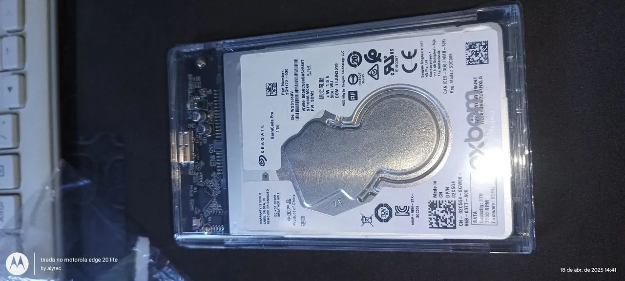 Hd externo ( case + hd ) , novos 
