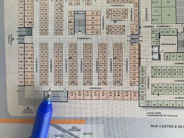 Box 2.17m² no ESTAÇÃO FASHION setor laranja Centro