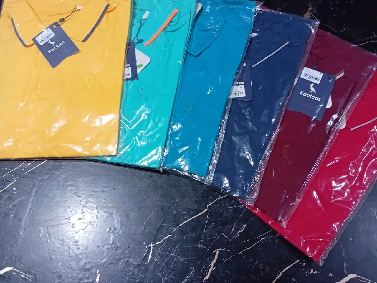 Camiseta Polo Vermelha - Foto 5