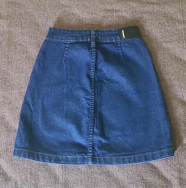 Saia Jeans Azul - Foto 2