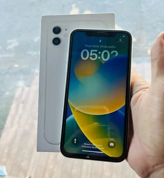 IPHONE 11 BRANCO ORIGINAL