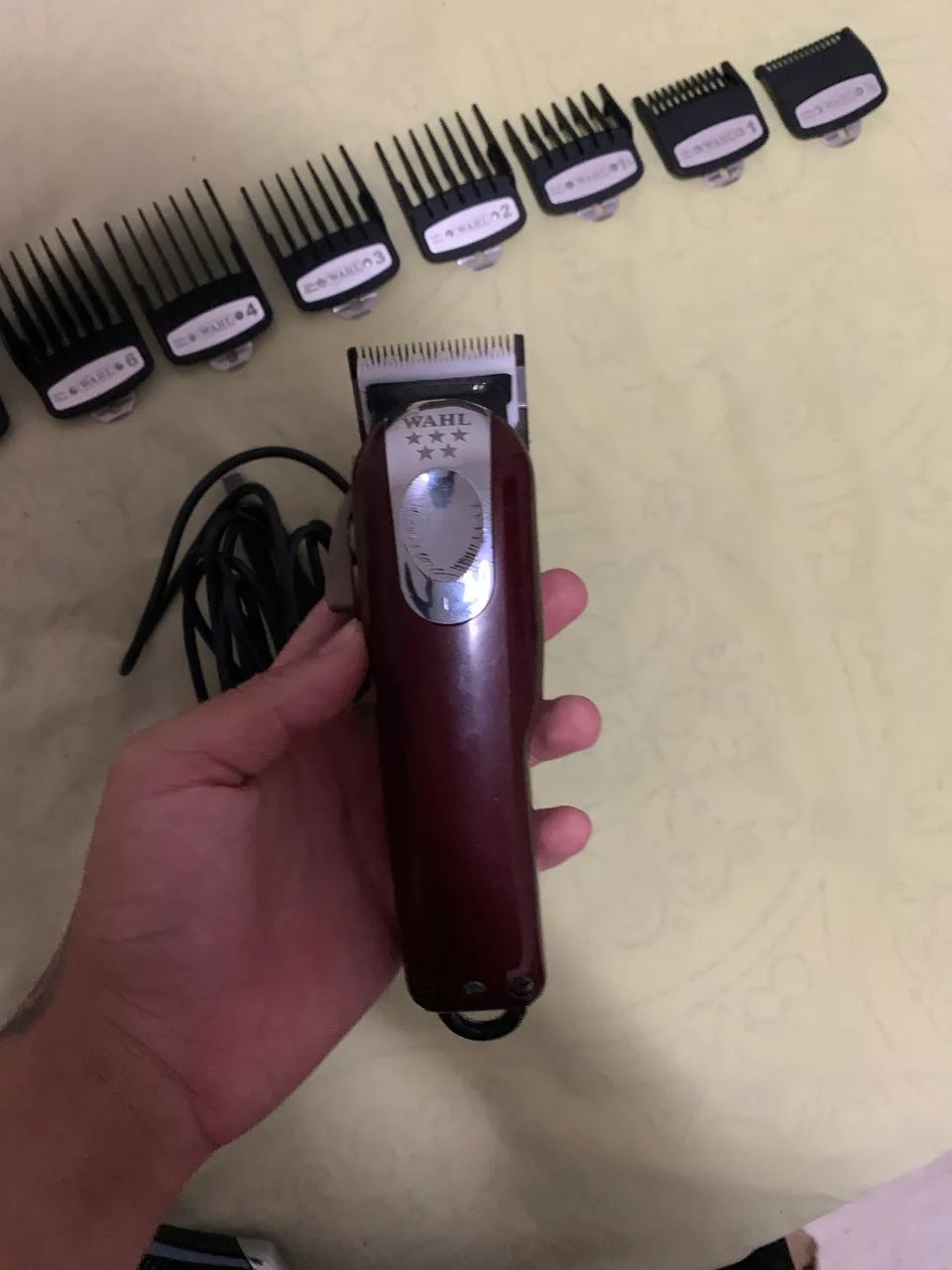 Máquina de corte Wahl Magic Clip e máquina de acabamento Wahl Sênior Cordless