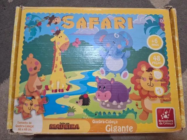 Quebra cabeça gigante - Safari