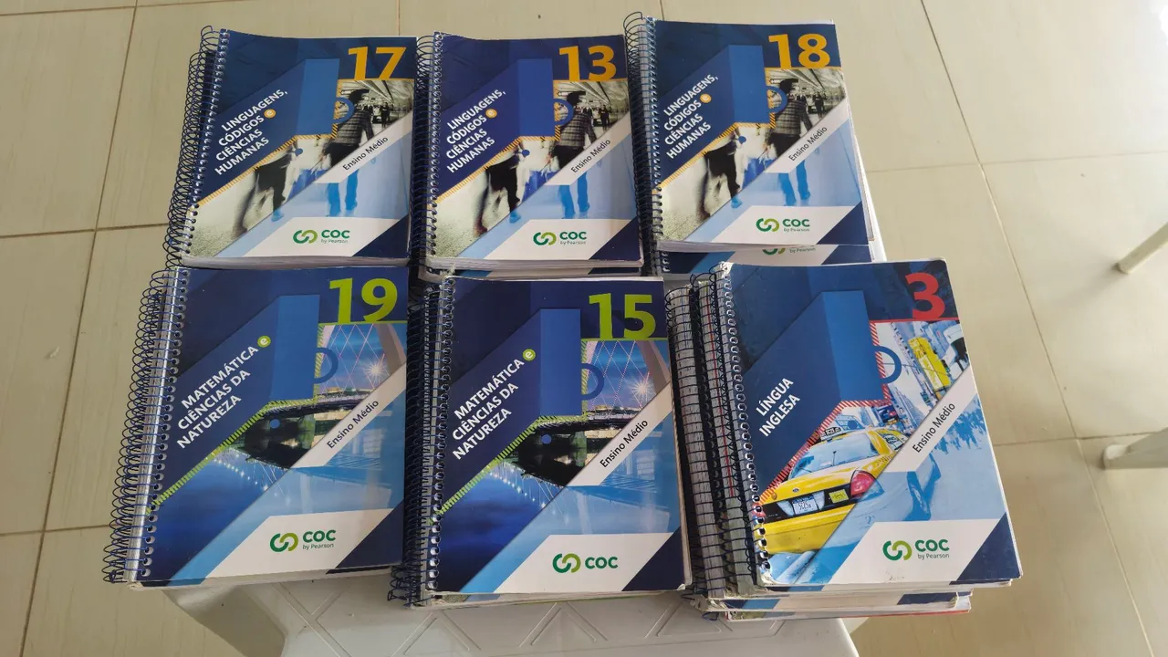 Livros Didáticos COC Ensino Médio( 2° ano ) - Diversas Materias
