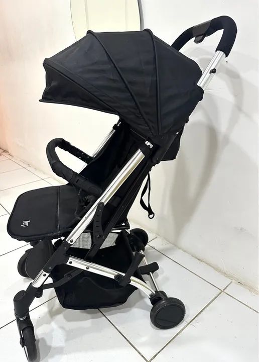 Carrinho Zap Black Bebê Conforto E Base - Burigotto 