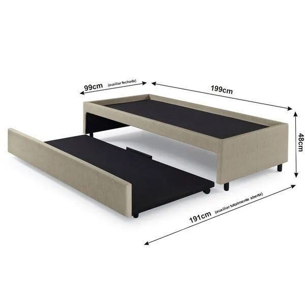 Bases para cama: várias opções para seu quartrto! - Foto 4