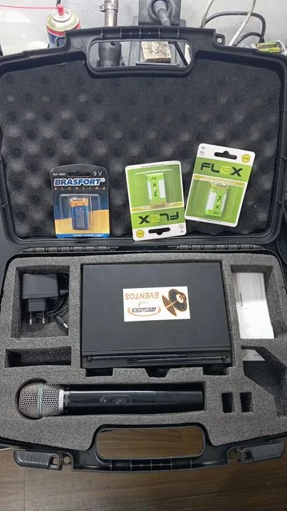 Microfone Sem Fio Karsect KRU-301 bastão  - Foto 2