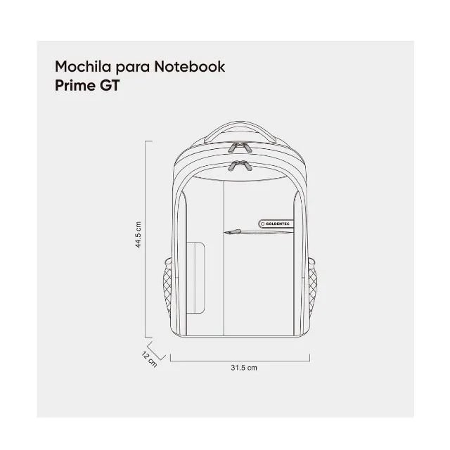 Mochila Para Notebook GT Prime Marrom 15,6" - WZetta - Foto 4
