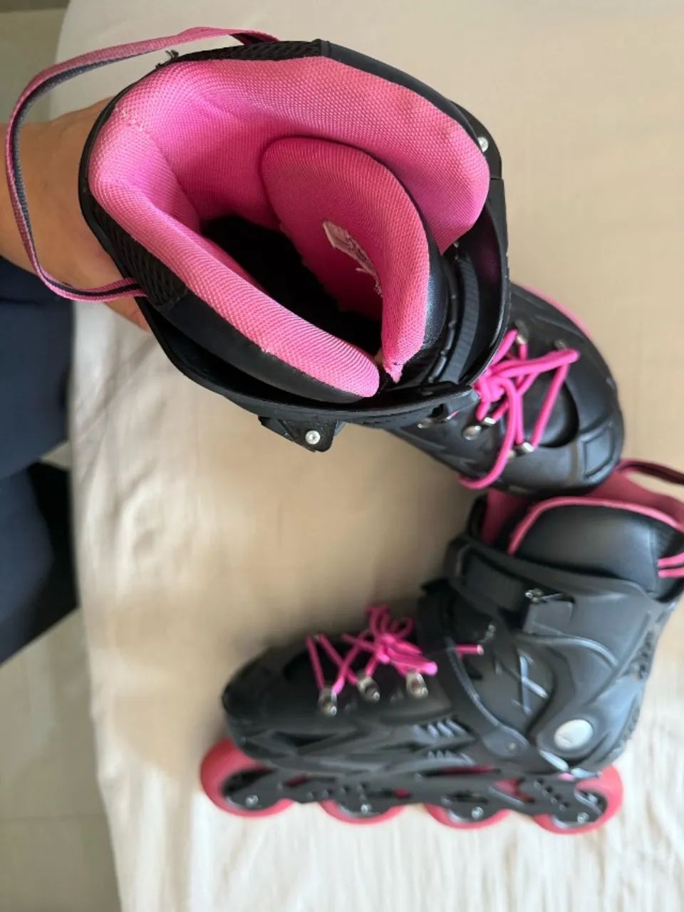 Patins Inline n38 - Traxart semiprofissional - BARATO - Foto 2