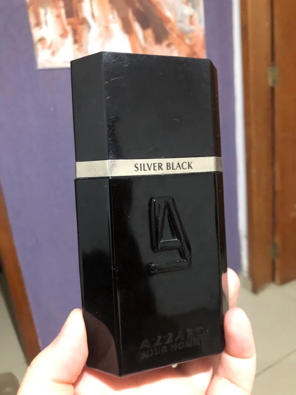 Frasco puro Perfume Azzaro Silver Black 200 ml