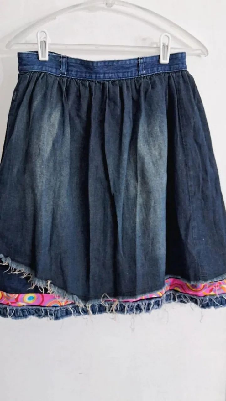  Saia jeans Opera Rock tam P - Foto 5