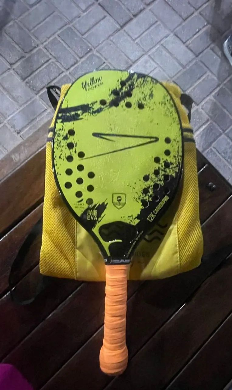 Raquete Beach Tenis Speedo Yellow Power - Foto 4