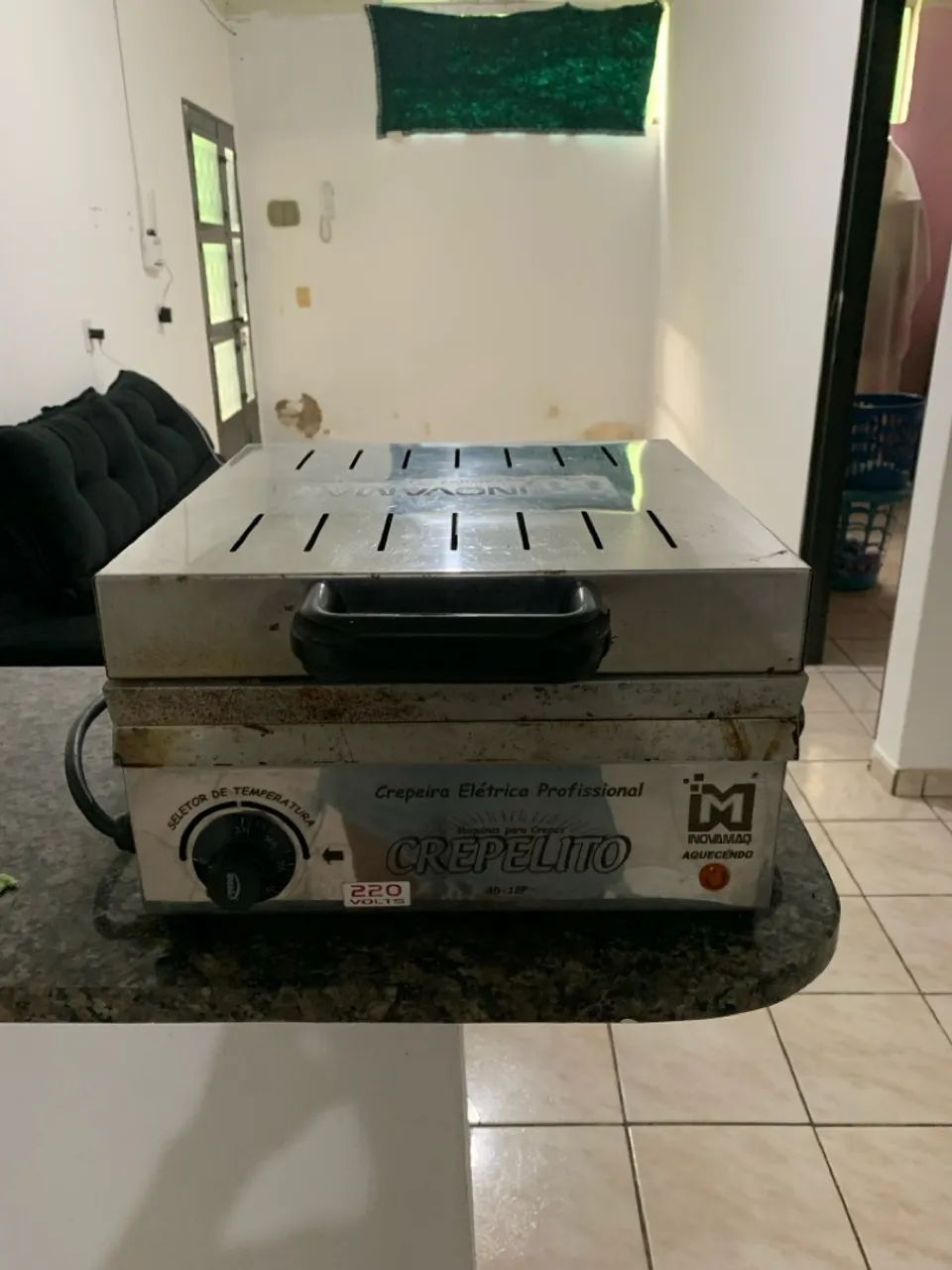 Crepeira eletrônica profissional 12 formas - Foto 3