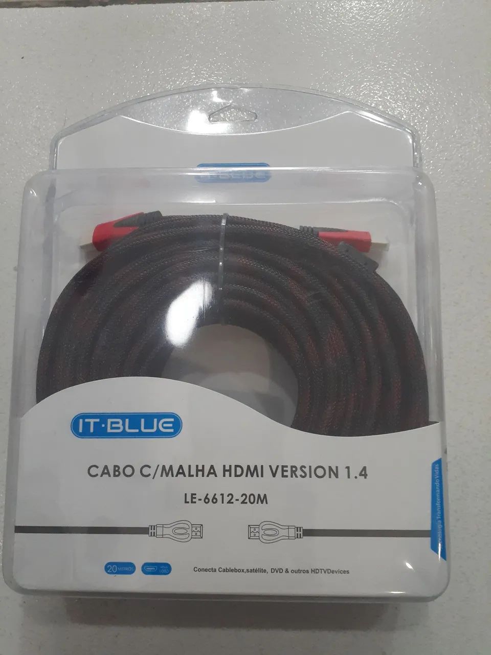 Cabo HDMI IT-BLUE 20 Metros LE-6612-20M