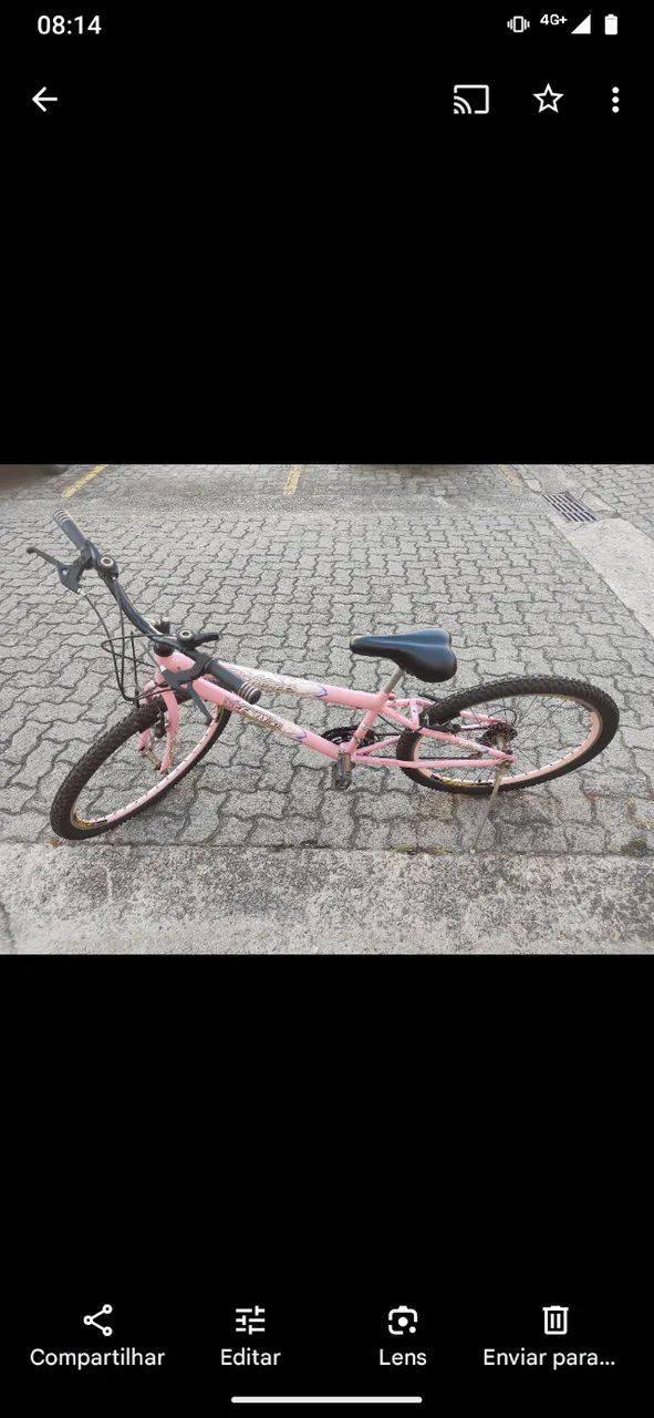 BICICLETA FELINE WENDYBIKE ARO 26 ROSA
