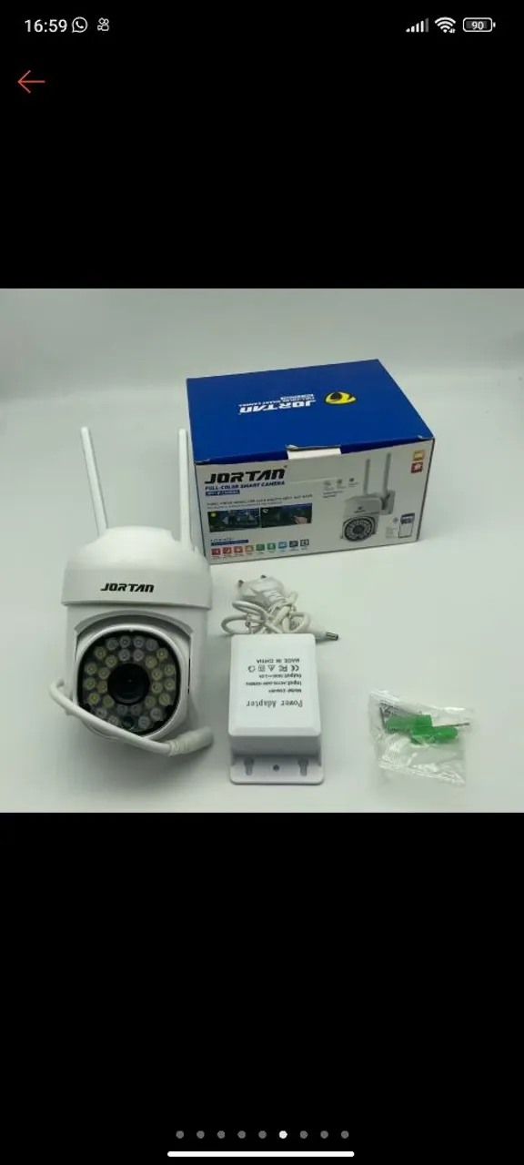 Câmera de Segurança Smart Jortan Full Color