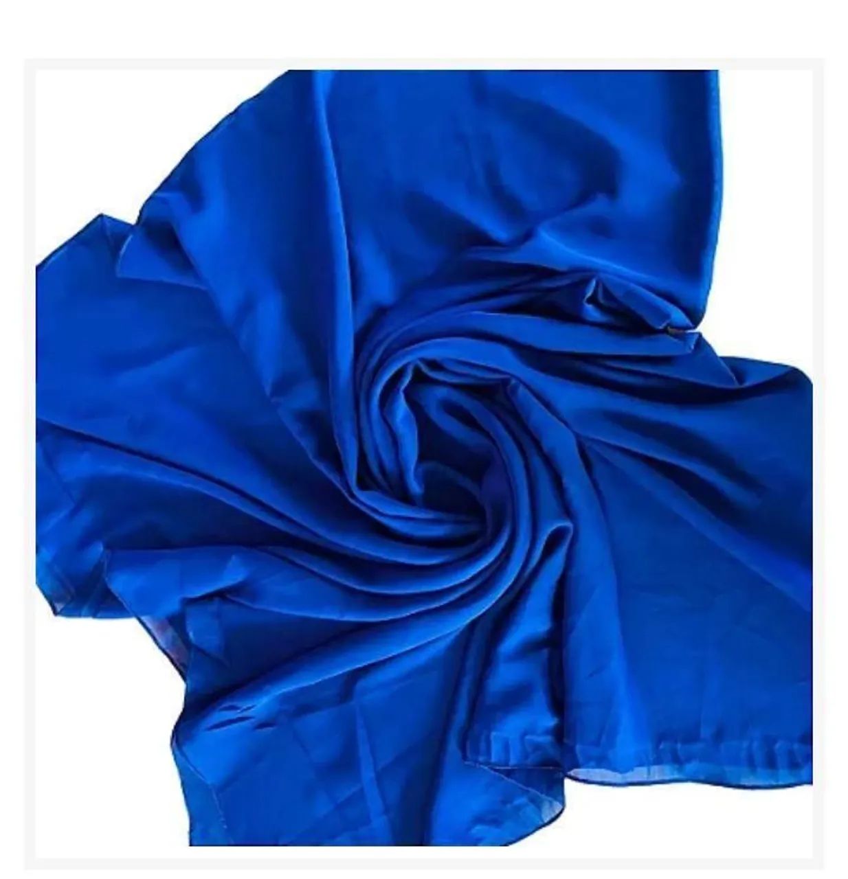 VÉU DE CHIFFON/ TOQUE DE SEDA AZUL ROYAL(COMPRA SOMENTE FRETE INCLUSO)
