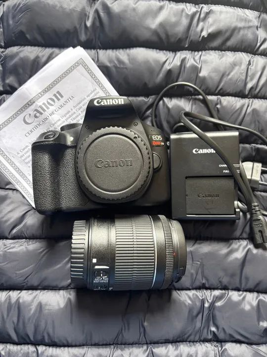 Canon T6 + lente 18-55mm