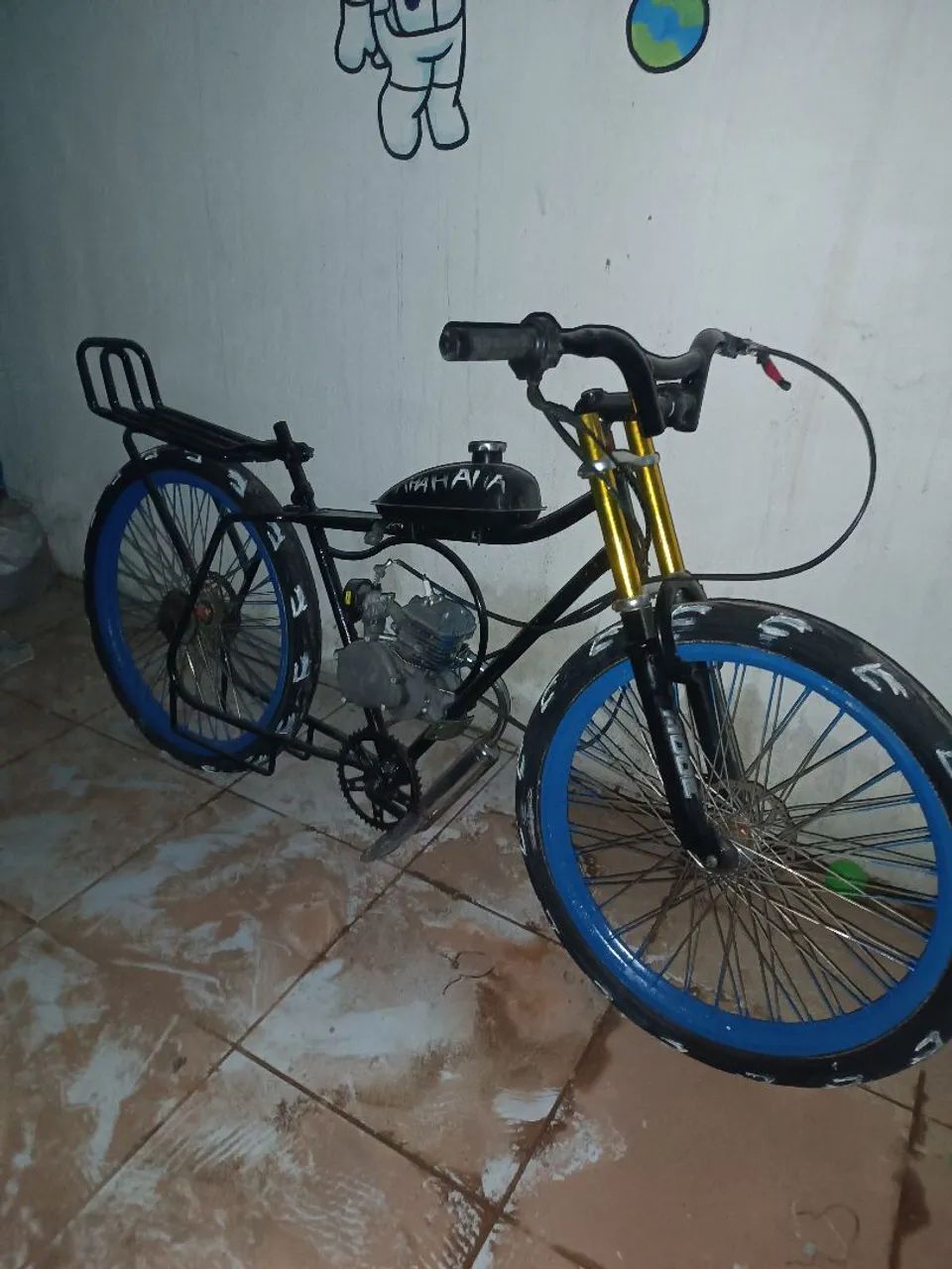 Bicicleta Motorizada 80Cc rebaixada e modificada 