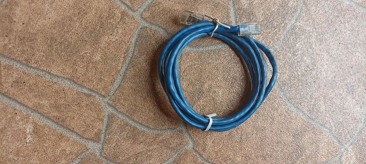 Cabo de rede RJ45 azul 1,5 metros