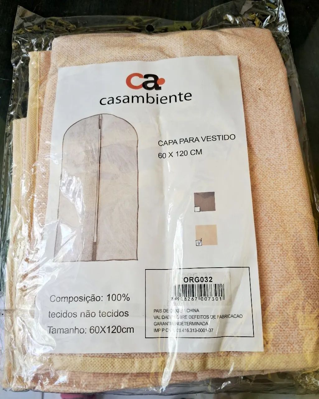 Capa para Vestido 60x120cm - Casambiente