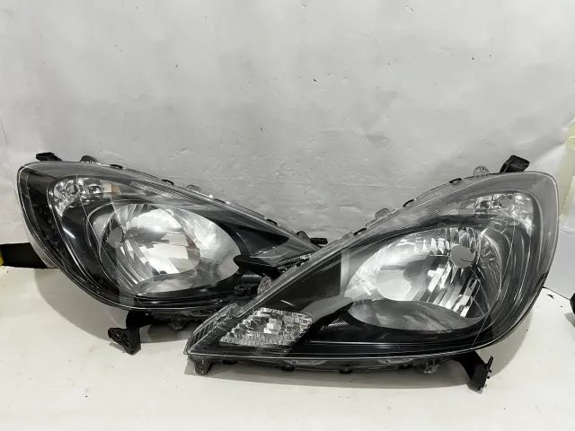 Par Farol Honda Fit 2012 à 2014 Máscara Negra Original