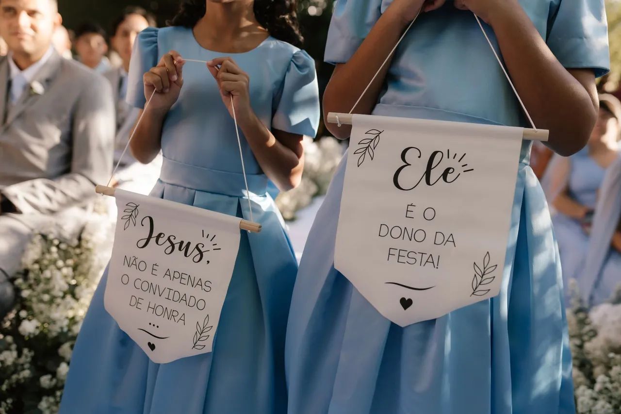 Plaquinha de casamento 