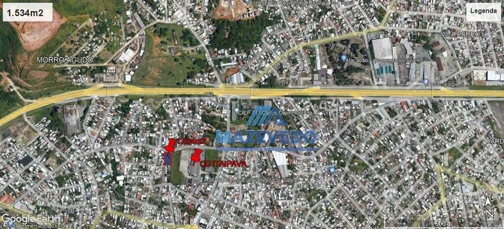 Terreno, 1534 m² - venda por R$ 1.200.000,00 ou aluguel por R$ 15.165,00/mês - Comendador  - Foto 3
