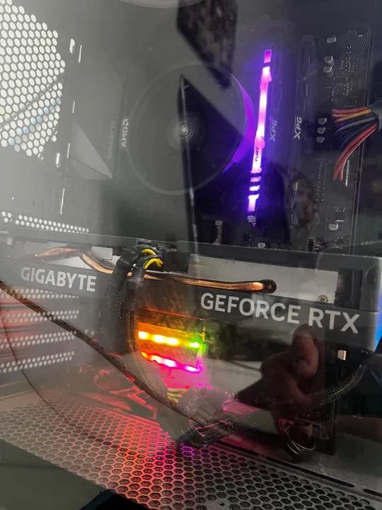 Pc Gamer Ryzen 5 5600, 32GBRam, RTX4060, 1TBssd m2 RGB , + 250gb ssd + 120 ssd - Foto 6